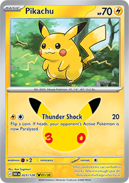 Pokemon TCG : Pikachu (30C 023)