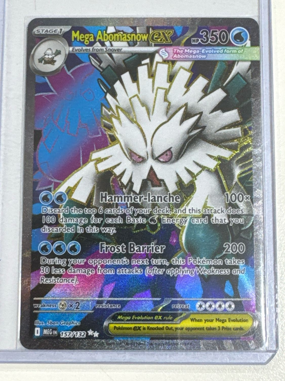 Pokemon TCG : Mega Abomasnow ex (MEG 157)