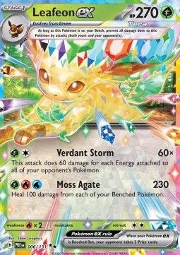 Pokemon TCG : Leafeon ex (PRE 006)