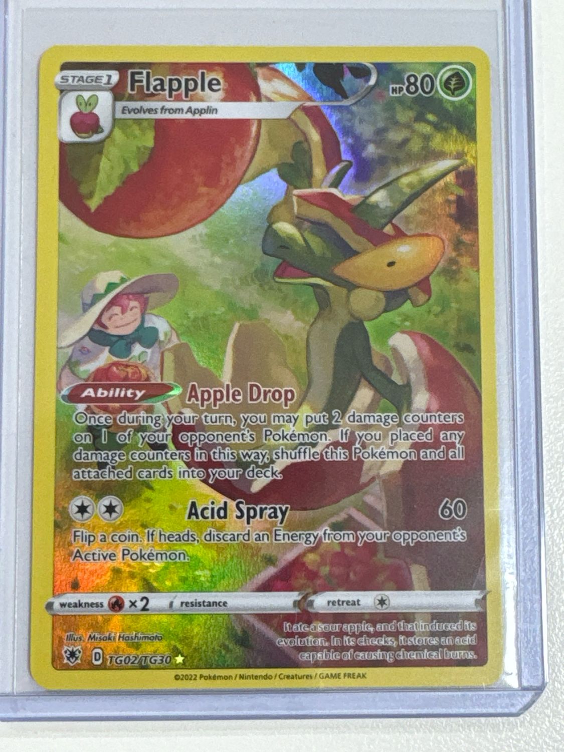 Pokemon TCG : Flapple (ASR TG02)