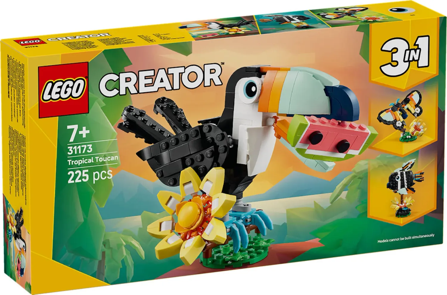 LEGO Creator 3-in-1 31173 Wilde dieren: tropische toekan