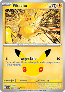 Pokemon TCG : Pikachu (30C 052)