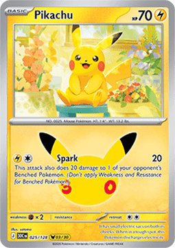 Pokemon TCG : Pikachu (30C 025)