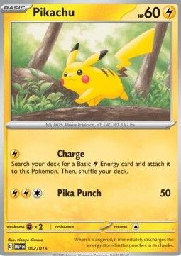 Pokemon TCG : Pikachu (M24 002)