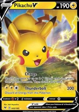 Pokemon TCG : Pikachu V (VIV 43)