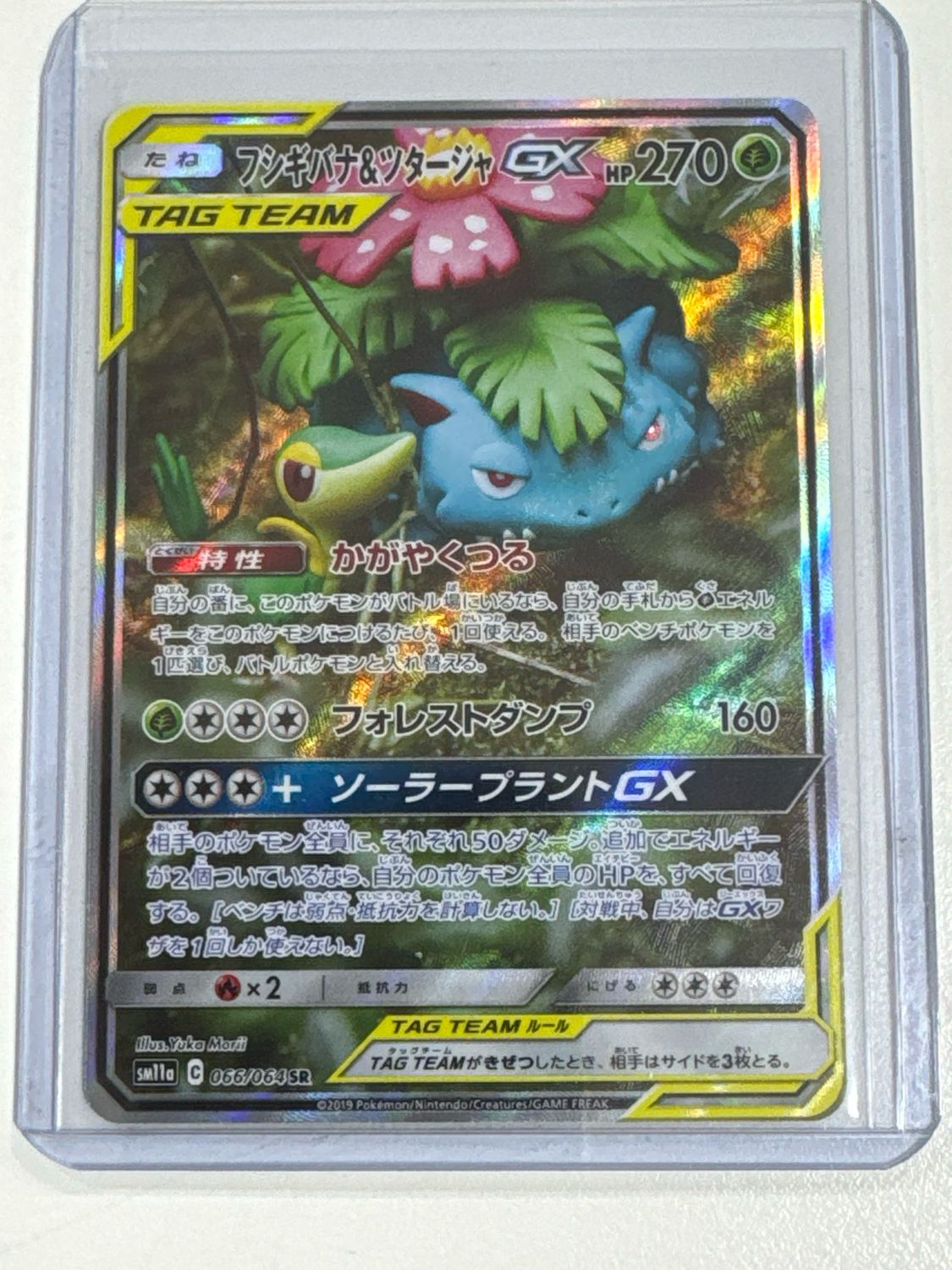 Pokemon TCG : Venusaur &amp; Snivy GX (sm11a 066)