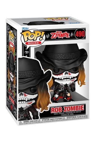 Rob Zombie POP! Rocks Vinyl Figure Rob Zombie w/Bandana 9 cm #490