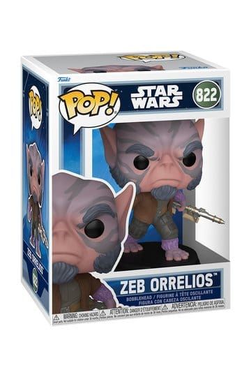 Star Wars: The Mandalorian and Grogu POP! Vinyl Bobblehead Figure Zeb Orrelios 9 cm #822