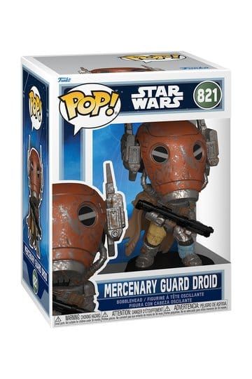 Star Wars: The Mandalorian and Grogu POP! Vinyl Bobblehead Figure Mercenary Guard Droid 9 cm #821