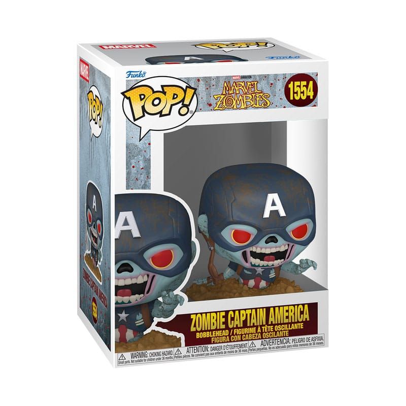 Marvel Zombies POP! Marvel Vinyl Figure Captain America 9 cm #1554