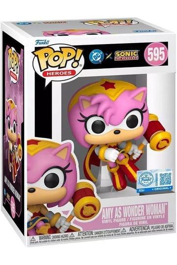 DC x Sonic the Hedgehog POP! Heroes Vinyl Figure Amy as Wonder Woman 9 cm #595