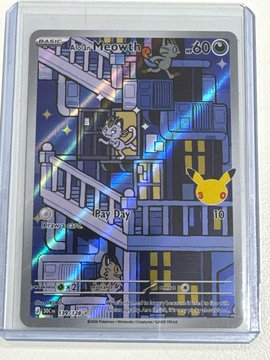 Pokemon TCG : Alolan Meowth (30C 139)