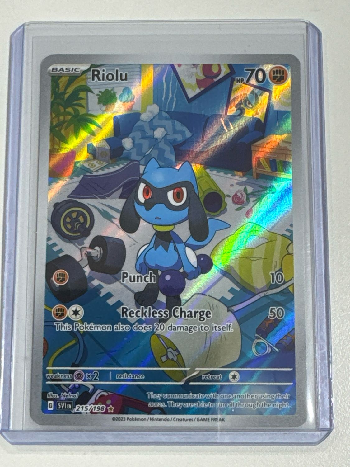 Pokemon TCG : Riolu (SVI 215)