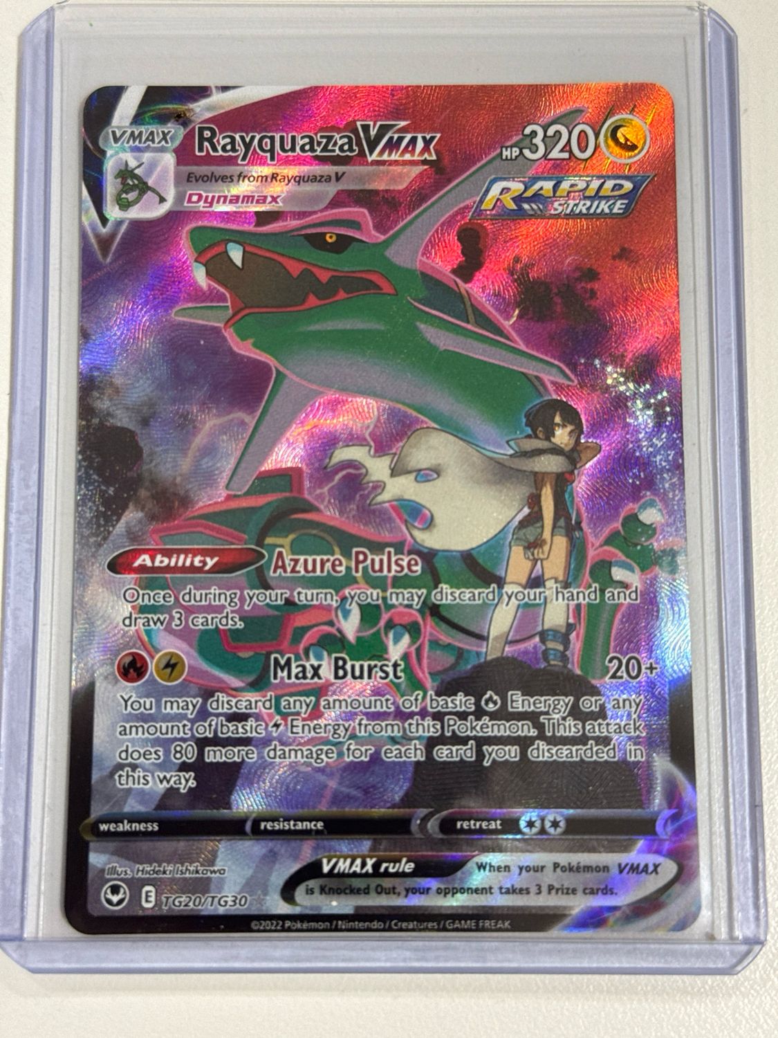 Pokemon TCG : Rayquaza VMAX (SIT TG20)