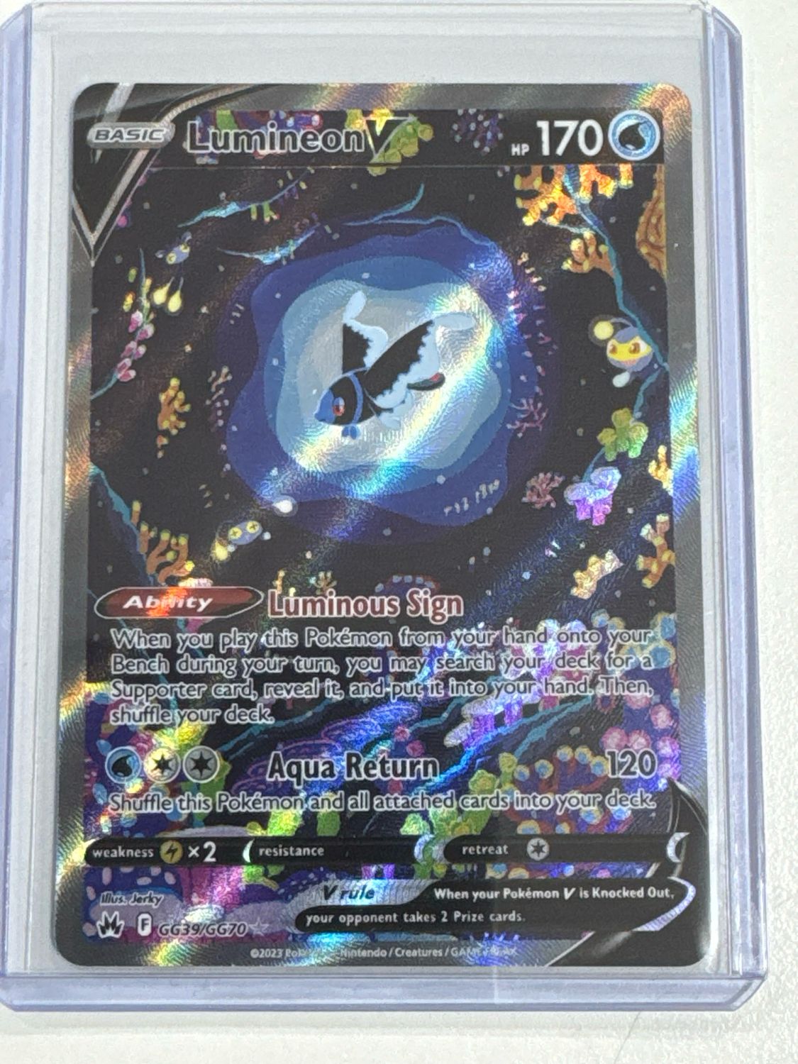 Pokemon TCG : Lumineon V (CRZ GG39)