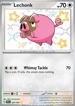 Pokemon TCG : Lechonk (PAF 207)