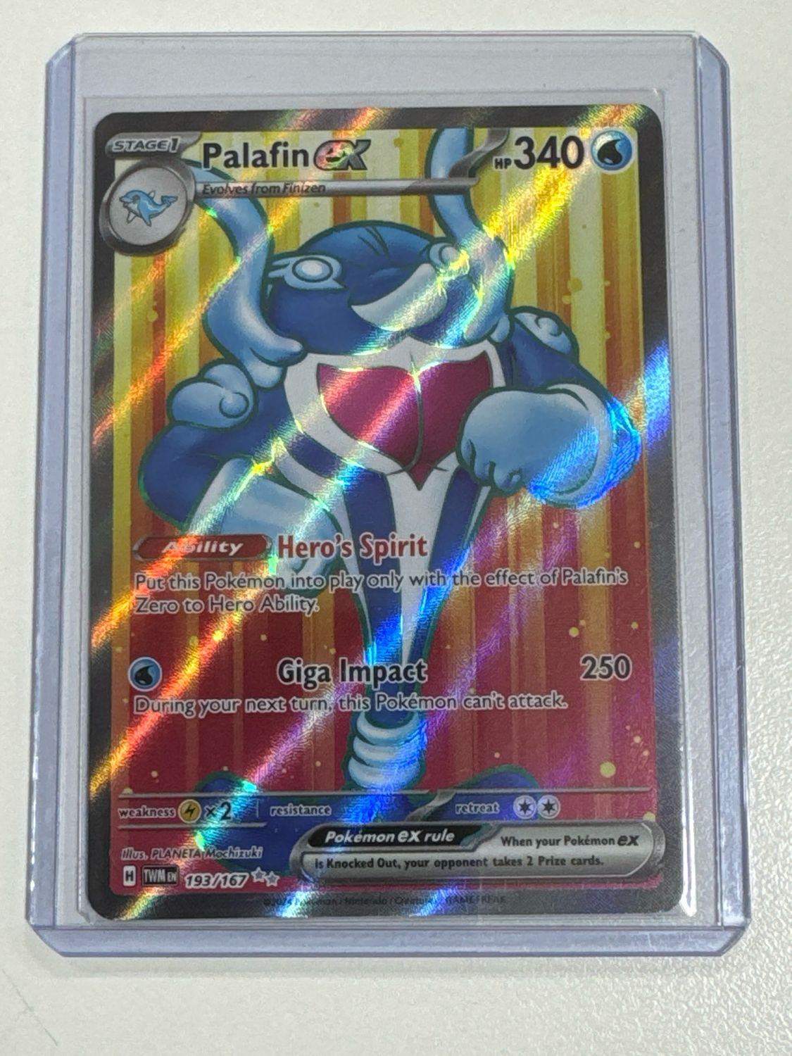 Pokemon TCG : Palafin ex (TWM 193)