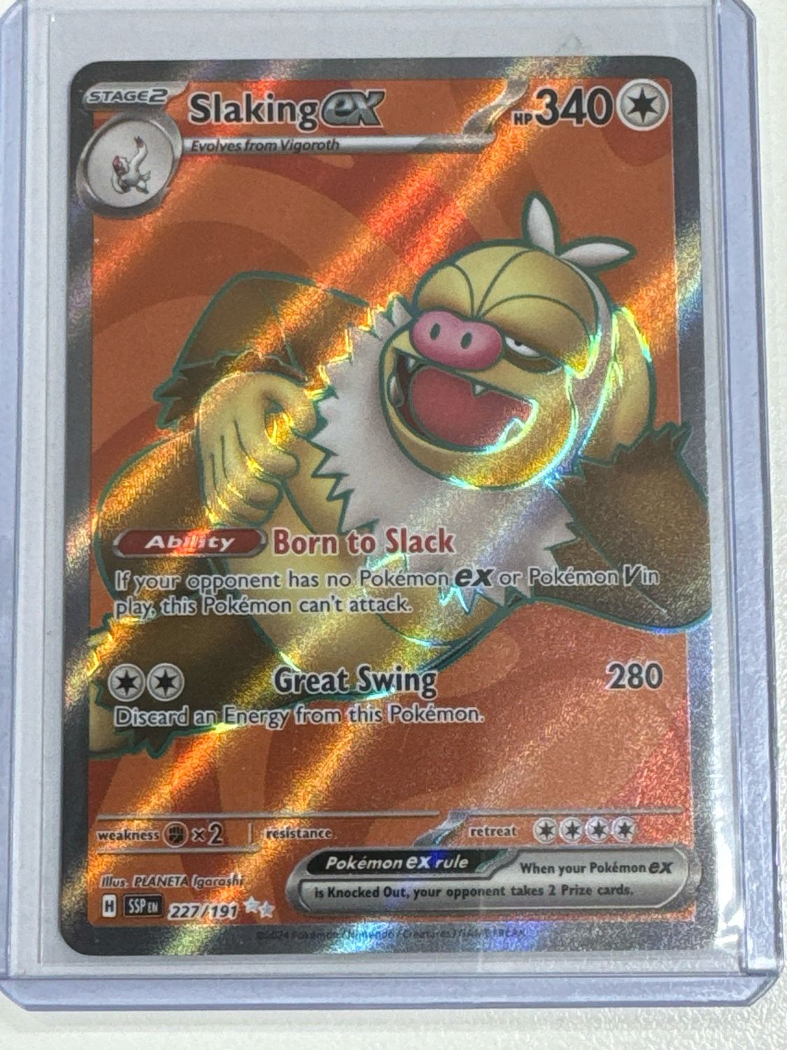 Pokemon TCG : Slaking ex (SSP 227)