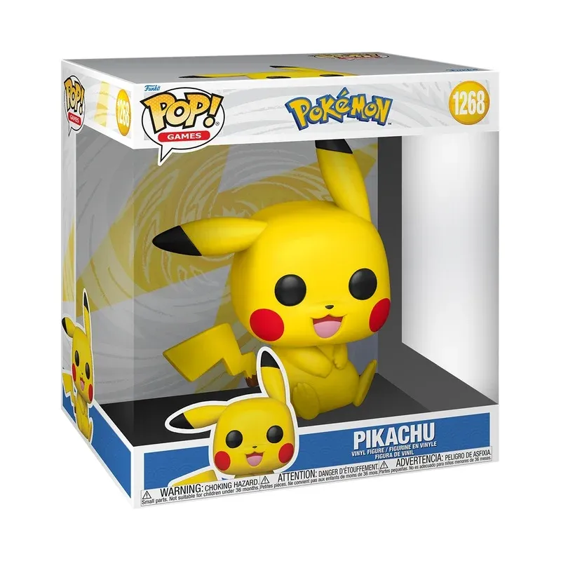 POKEMON - POP JUMBO N° 1268 - Pikachu (Sitting)