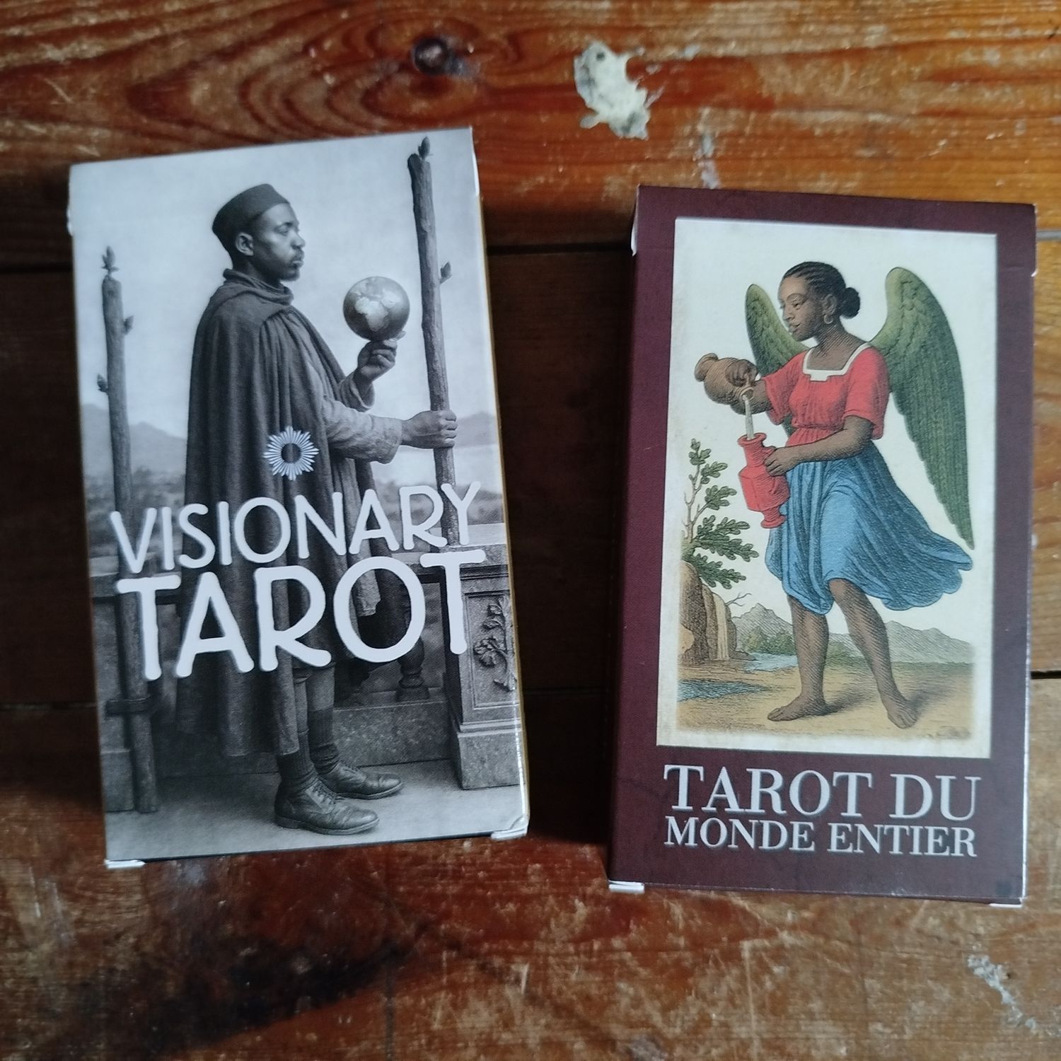 Double Pack Preorder - VISIONARY TAROT + TAROT DU MONDE ENTIER