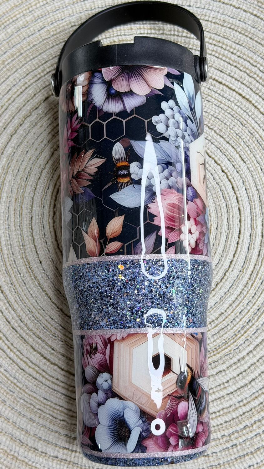 Bee Floral Tumbler