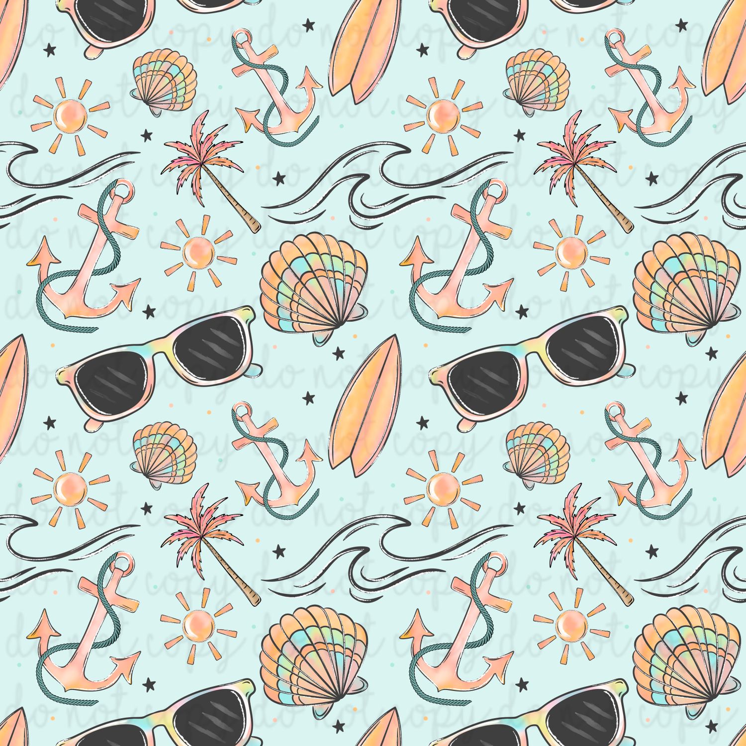 Beach Vibes Seamless