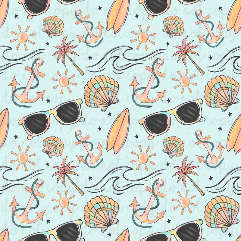 Beach Vibes Seamless