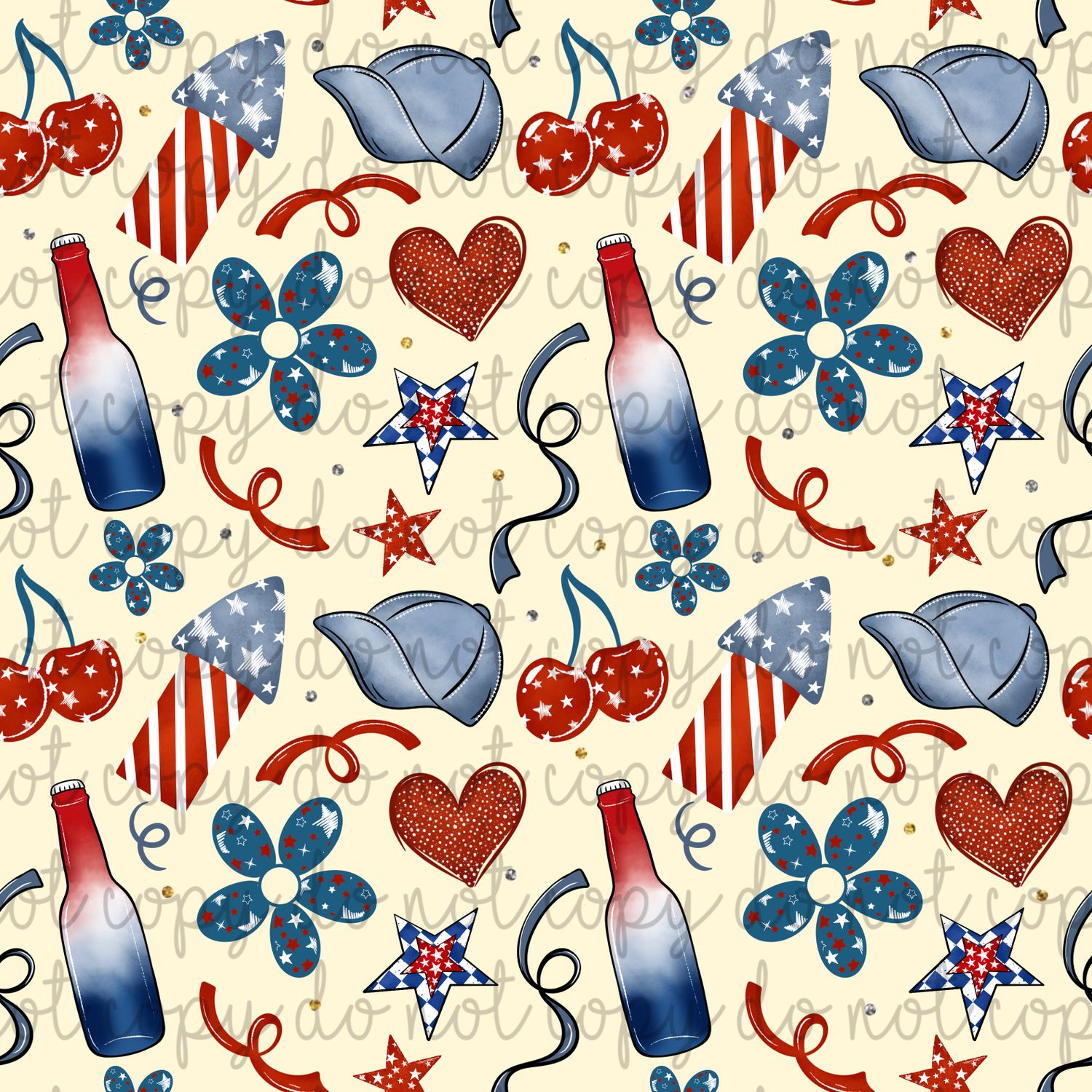 Red-White-Blue Seamless