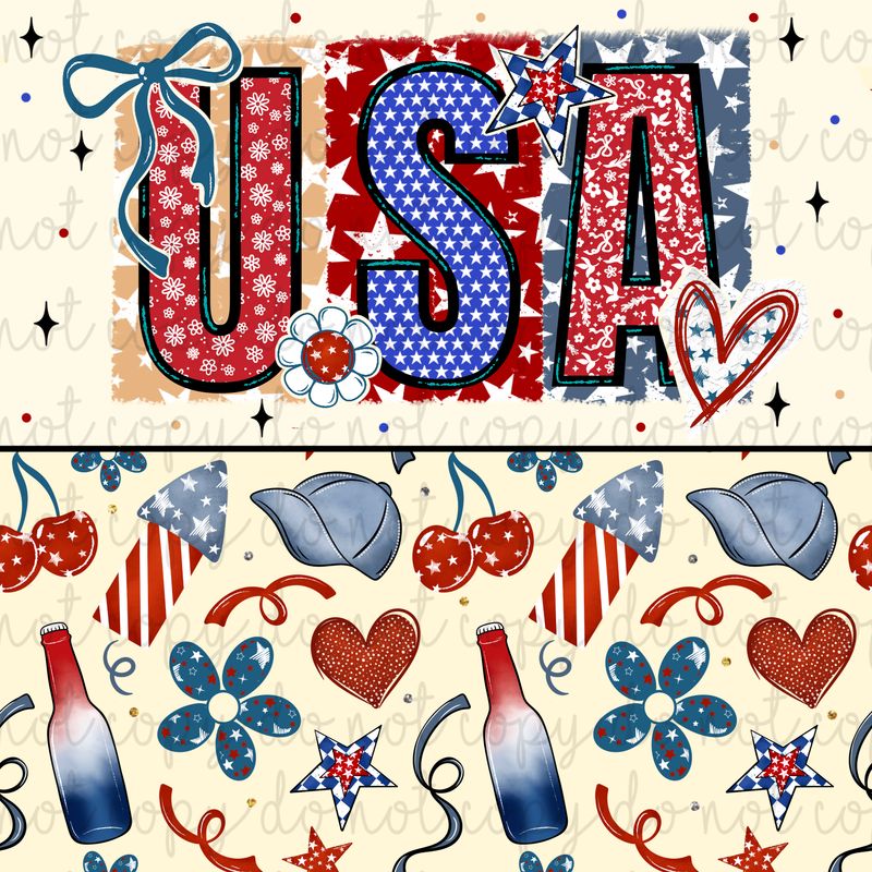 USA Tumbler Wrap