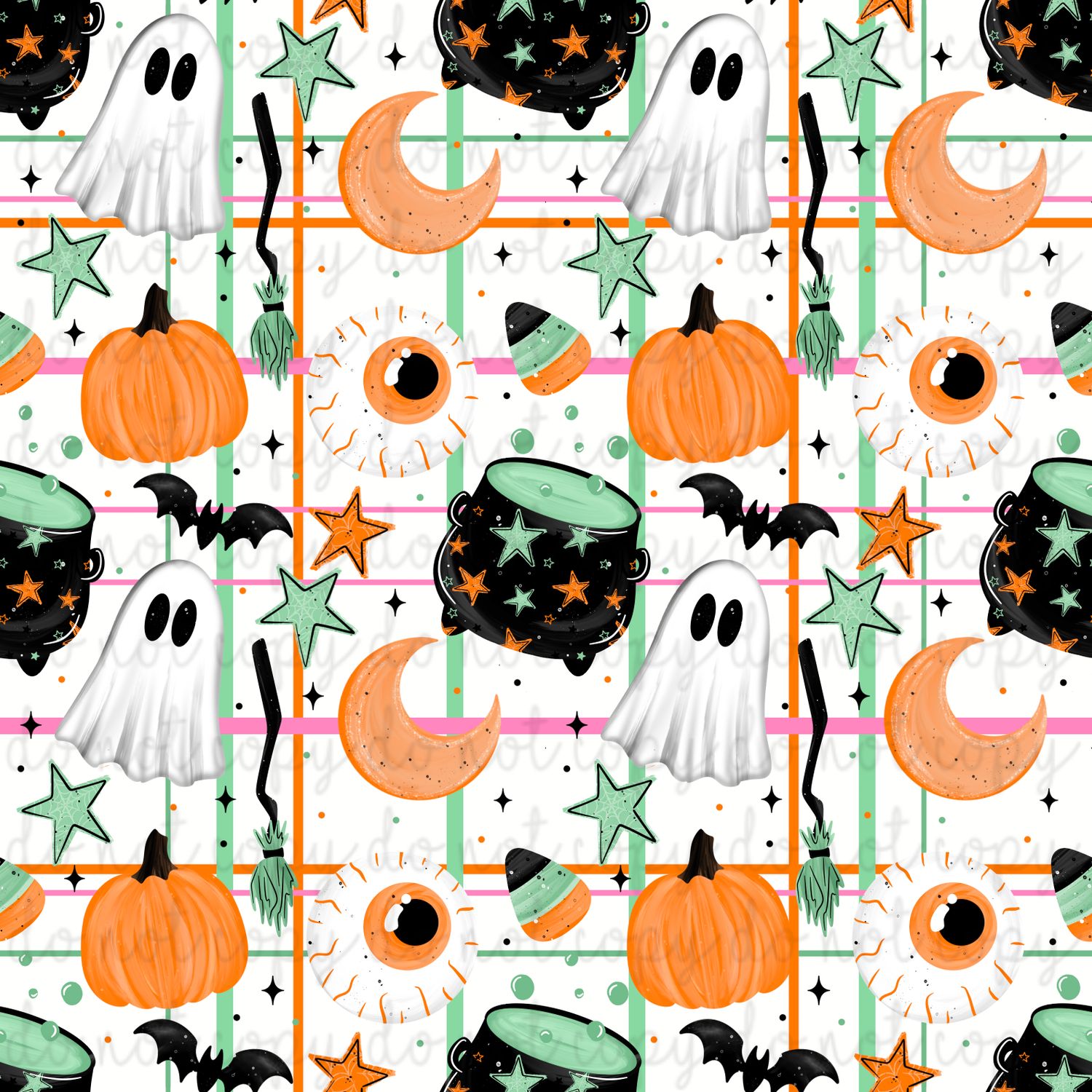 Orange and Teal Halloween