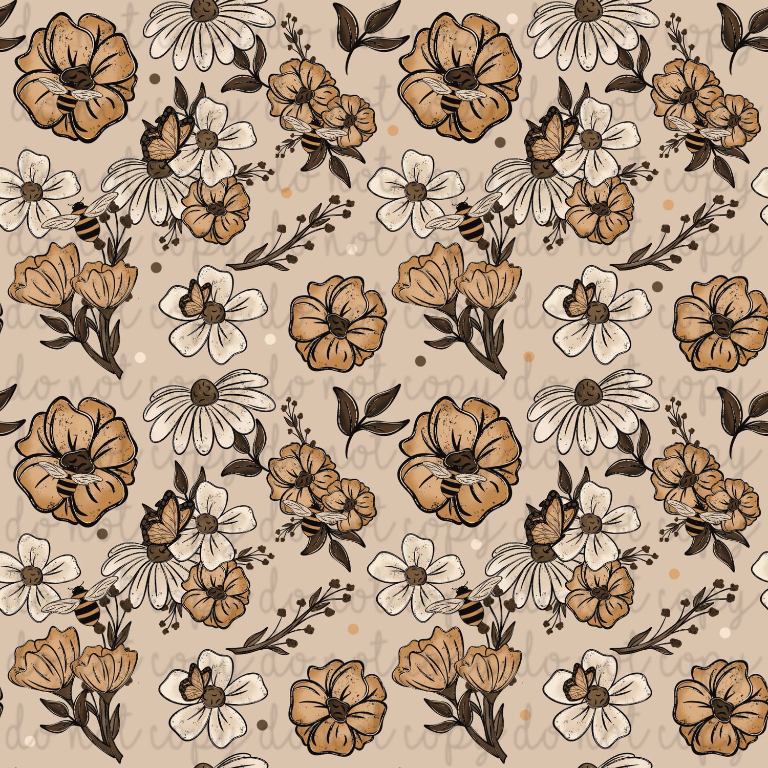 Fall Floral Seamless