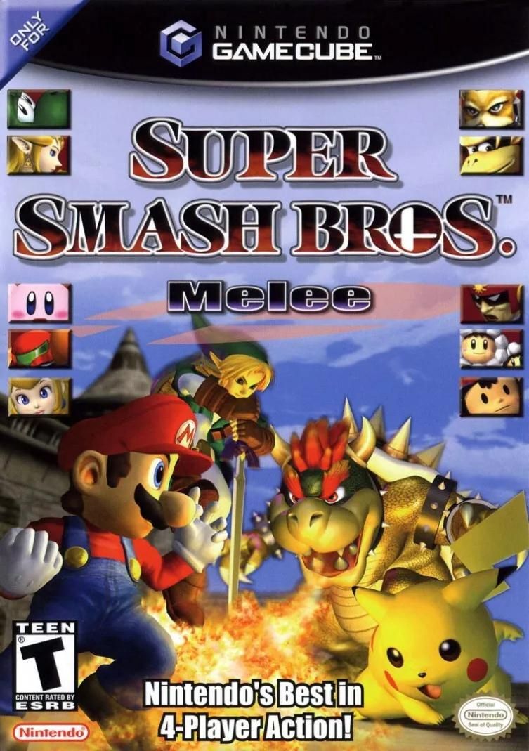 GameCube Console Bundle, Game Included: Super Smash Bros. Melee