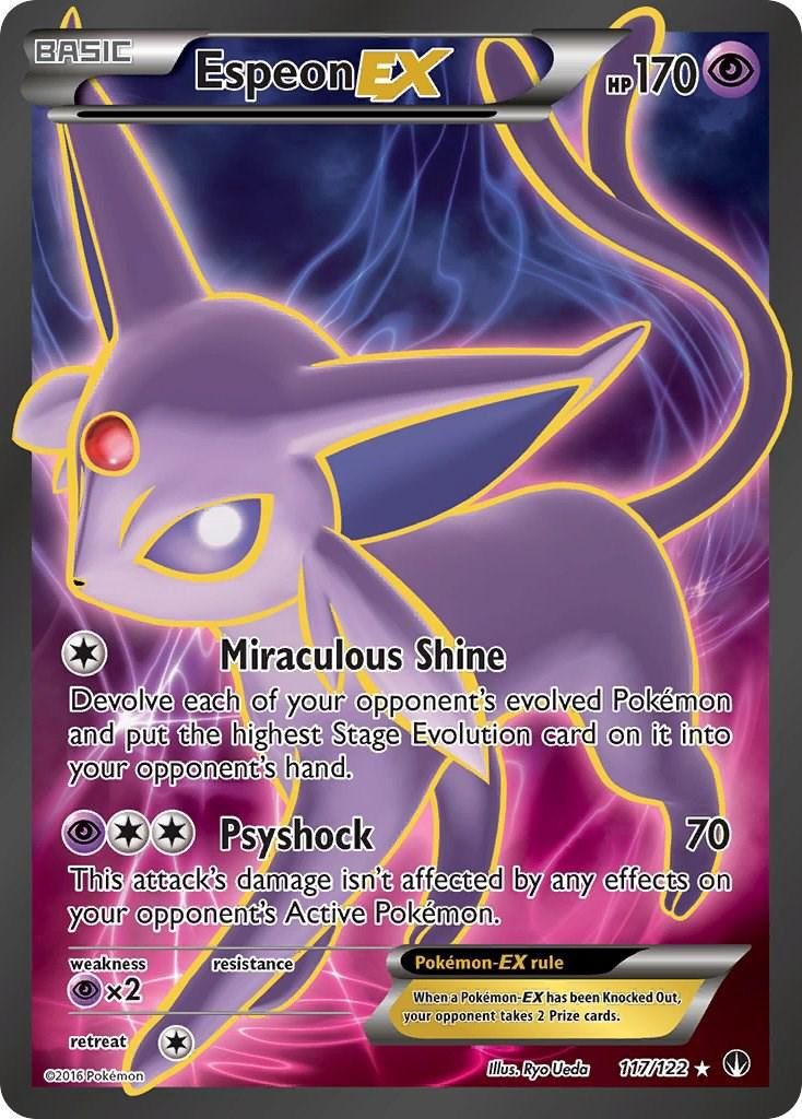 Espeon EX Full Art Holo Breakpoint 117/122
