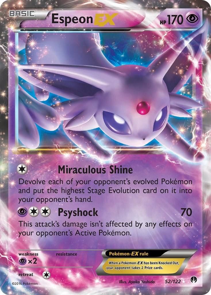 Espeon EX Holo Breakpoint 52/122