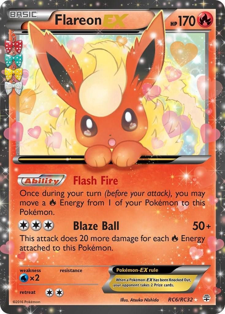Flareon EX Holo Generations RC6/RC32