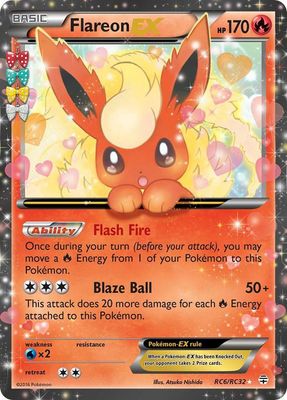 Flareon EX Holo Generations RC6/RC32