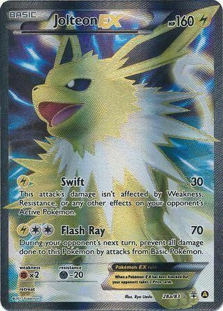 Jolteon EX Full Art Holo Generations 28a/83