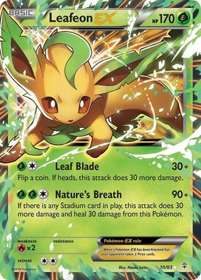 Leafeon EX Holo Generations 10/83