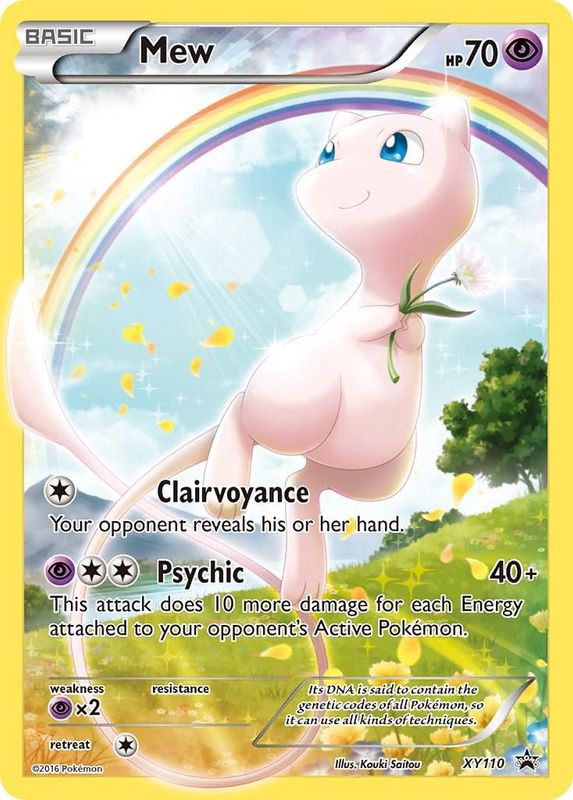 Mew Full Art Holo Promo XY110
