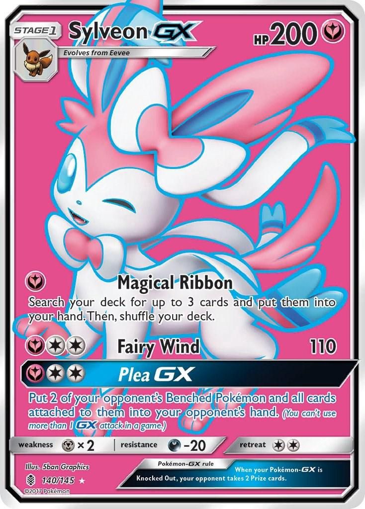Sylveon GX Full Art Holo Guardians Rising 140/145