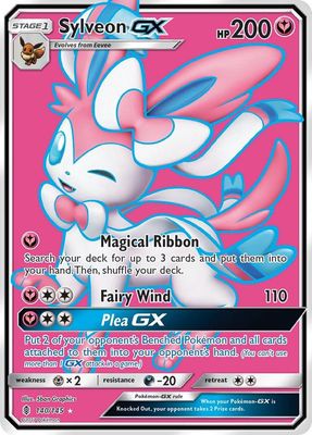 Sylveon GX Full Art Holo Guardians Rising 140/145