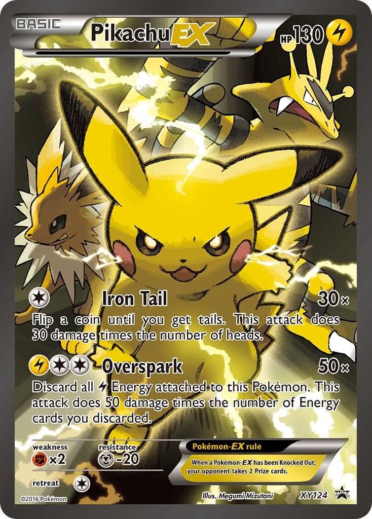 Pikachu EX Full Art Holo Promo XY124