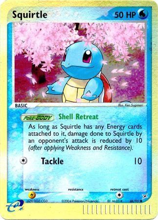 Squirtle Reverse Holo Team Magma vs Team Aqua 46/95