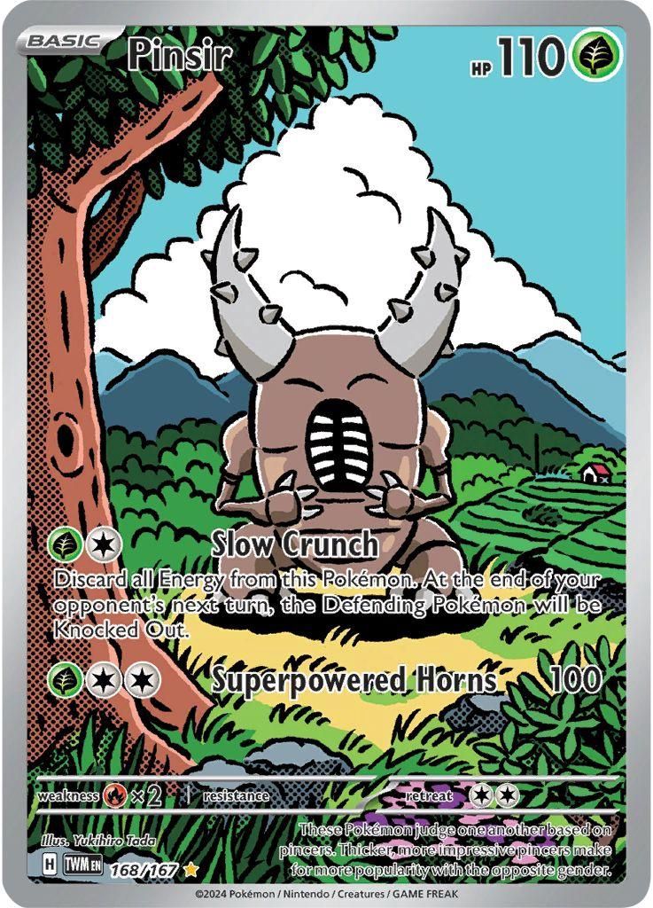 Pinsir Full Art Holo Twilight Masquerade 168/167