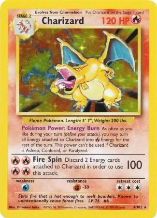 Charizard Holo Base Set 4/102