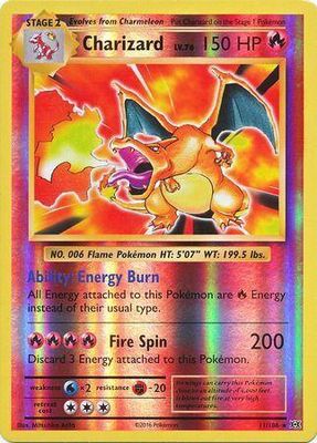 Charizard Reverse Holo Evolutions 11/108