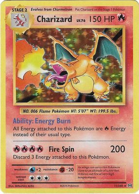 Charizard Holo Evolutions 11/108
