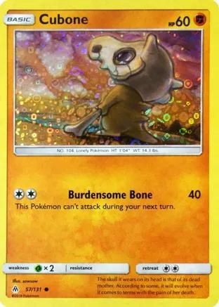 Cubone General Mills Holo Forbidden Light 57/131