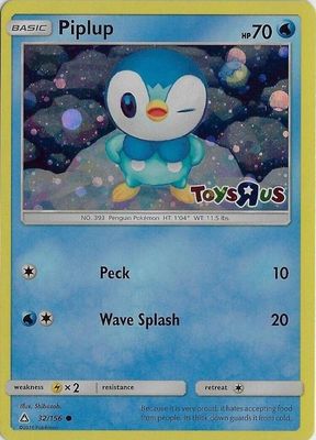 Piplup Toys R Us Holo Ultra Prism 32/156