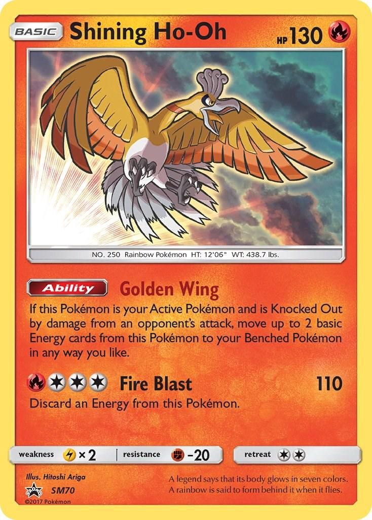 Shining Ho-Oh Holo Promo SM70